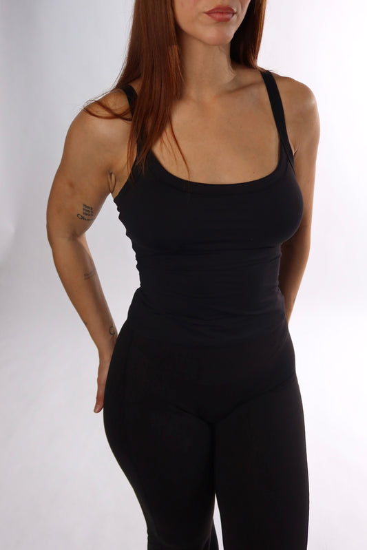 SOFTLINE SQUARE TOP TANK BLACK