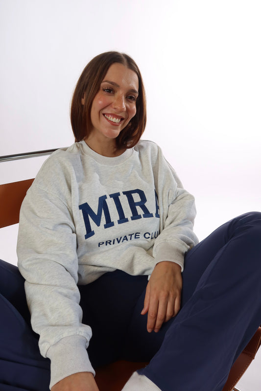 MIRA CLUB TOP SWEATSHIRT GREY