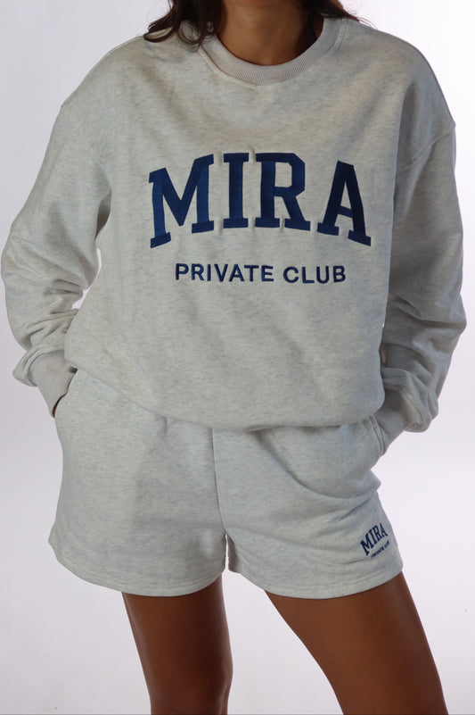 MIRA CLUB TOP SWEATSHIRT GREY